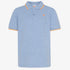 A076 Carter Logo Polo - Heather Blue