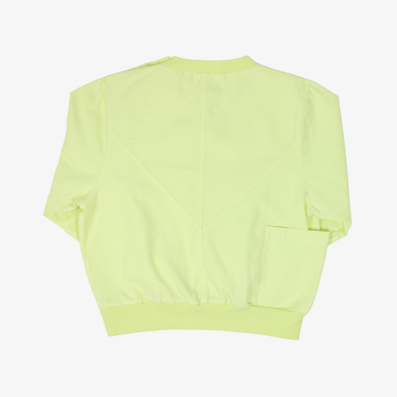 Raquette Canvas Sweater - Luminary Green