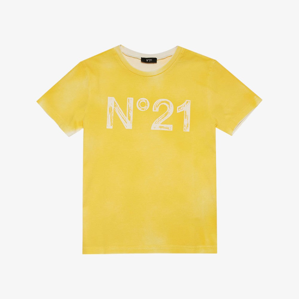 N21 SS Logo T-Shirt - Yellow