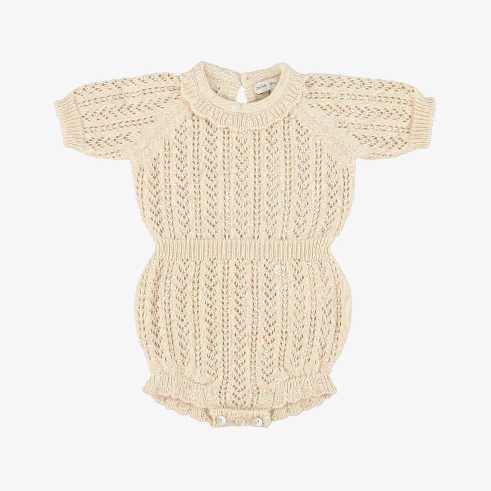Bebe Organic Nora Romper - Natural