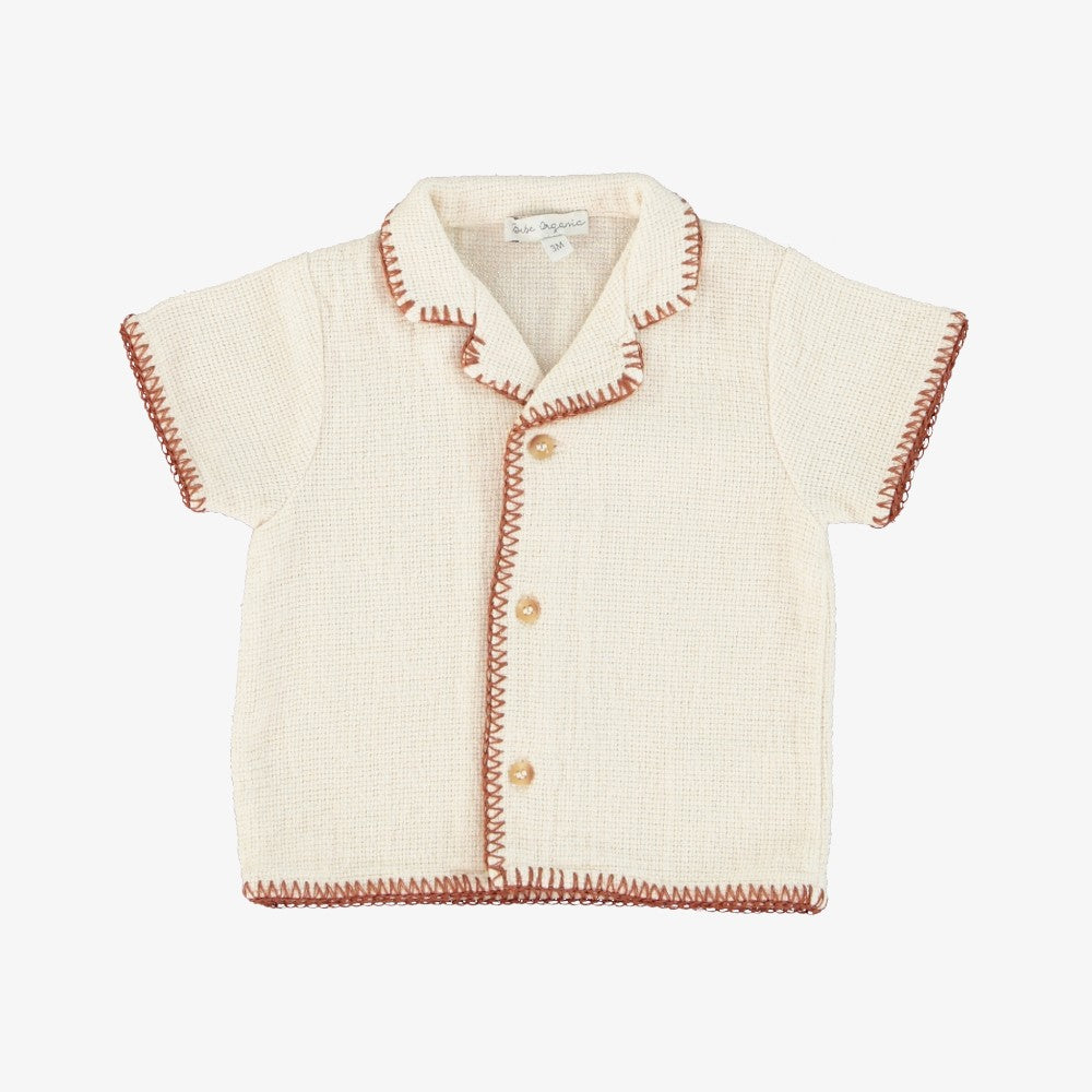 Bebe Organic Luka Shirt - Needlepoint