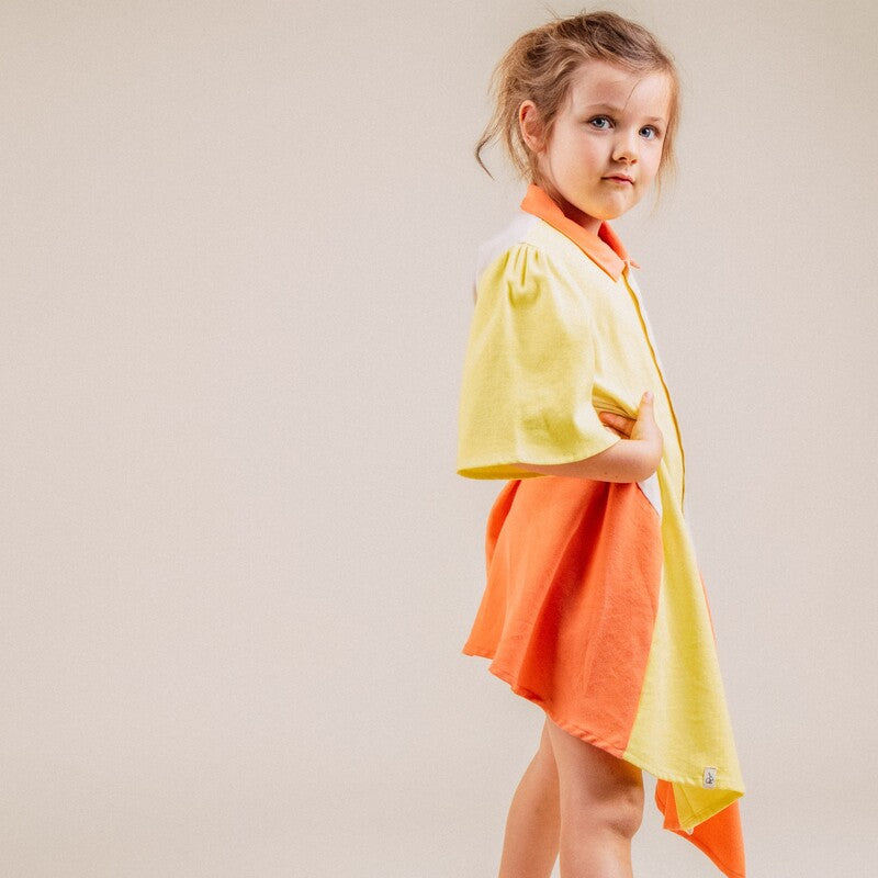 Bonnie &amp; The Gang Willia Shirt Dress - Biscuit-orange