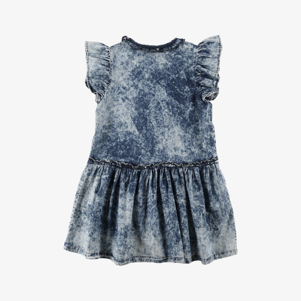 Loud Apparel Pinafore Dress - Blue Dye