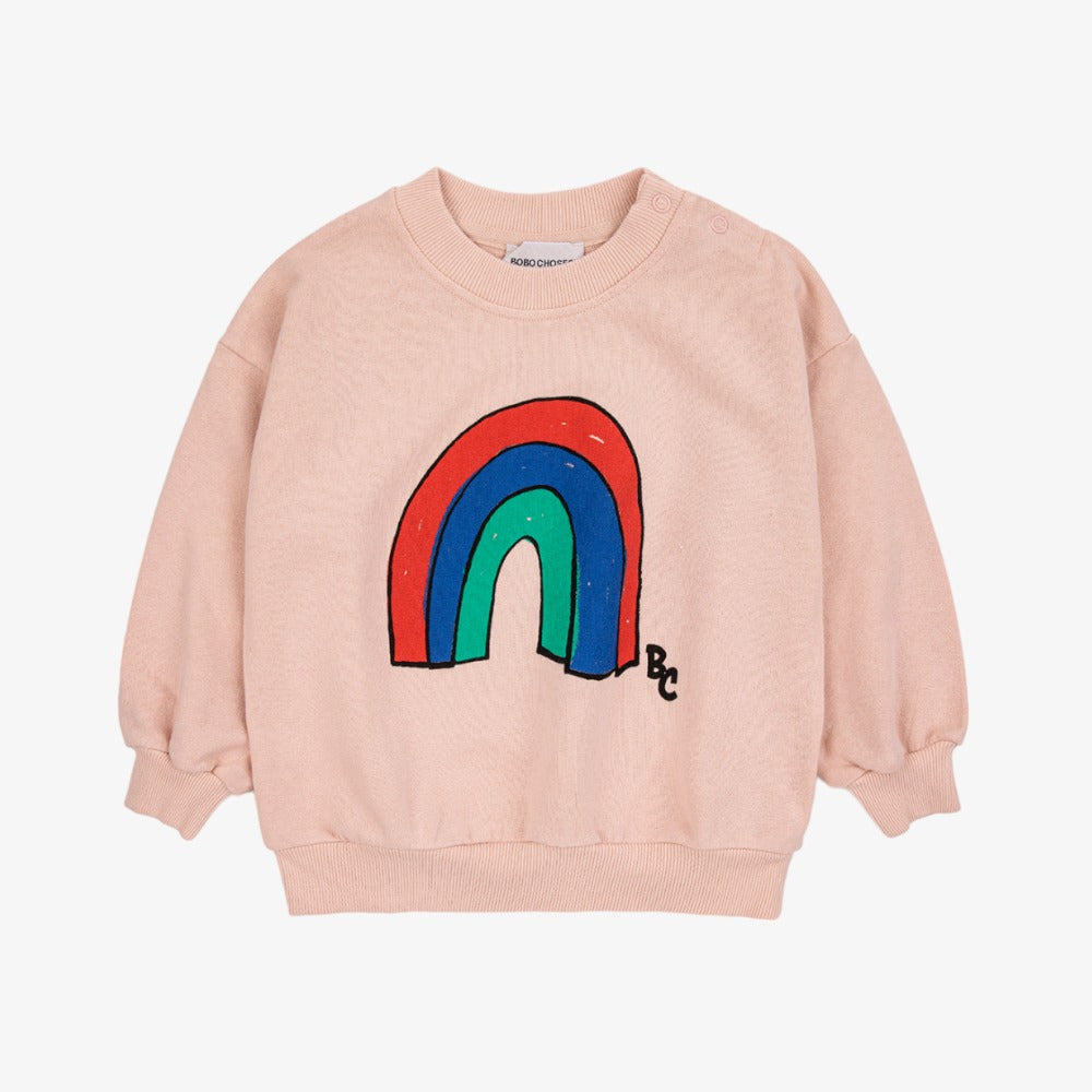 Bobo Choses Rainbow Sweatshirt - Pink