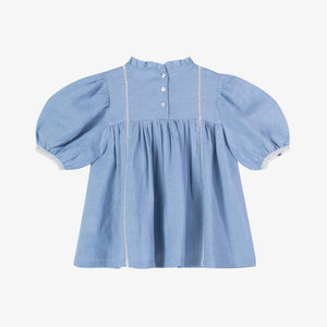 Cera Una Volta Monica Shirt And Skirt - Powder Blue