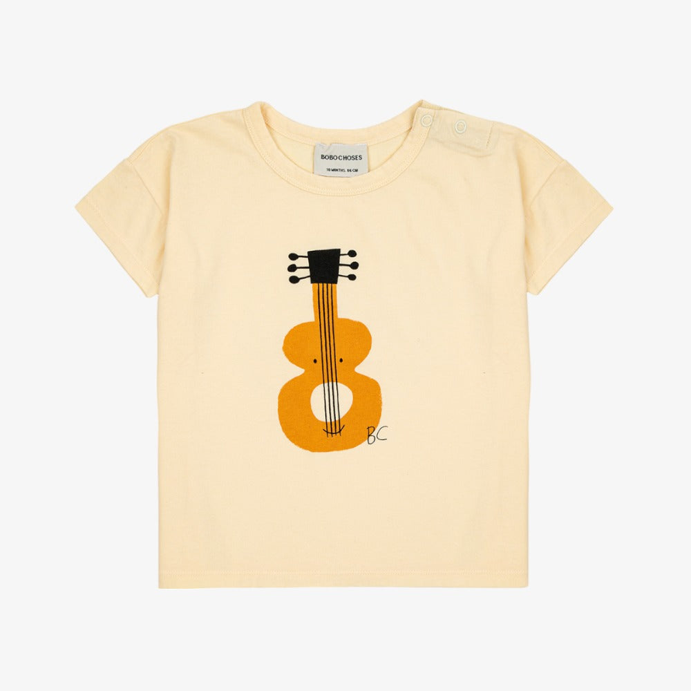 Bobo Choses Guitar T-Shirt - Light Yellow