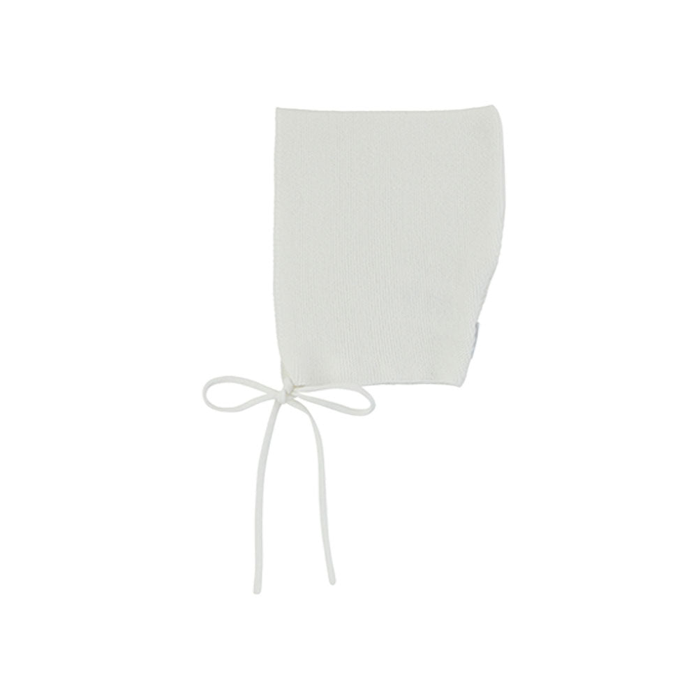 Rompp Knit Bonnet - White