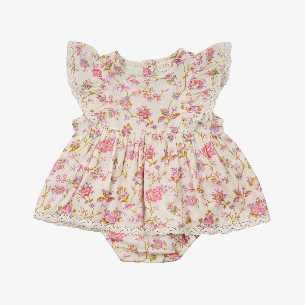 Louise Misha Lena Romper - Cream Bucolia