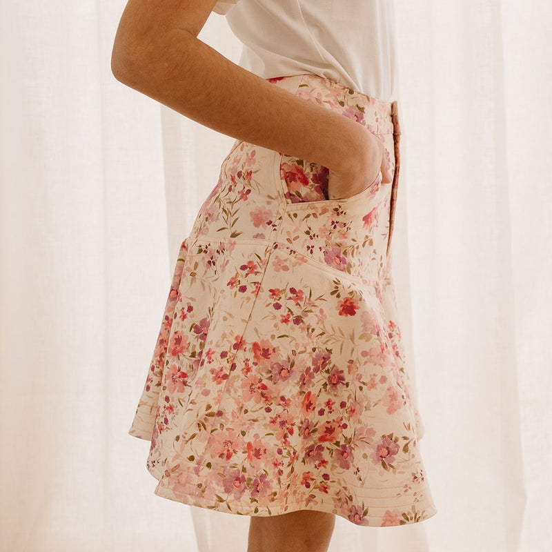 Petite Amalie Posie Skirt - Posie Print