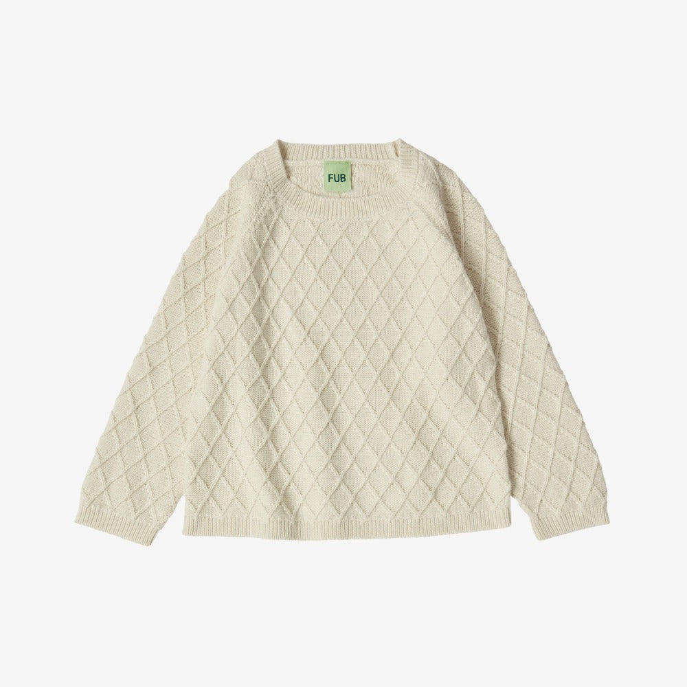 FUB Structure Sweater - Ecru