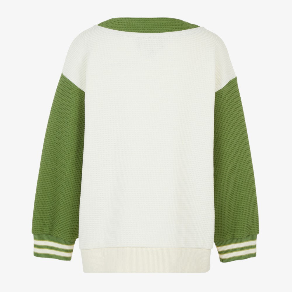 Emporio Armani Cardigan With EA Logo Detail - Green