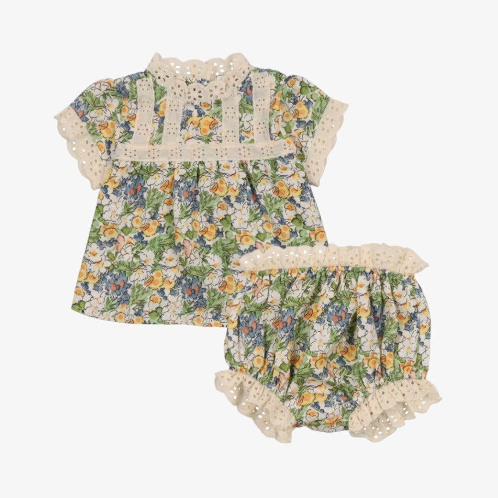 The New Society Beverly Blouse And Bloomer - Beverly Print