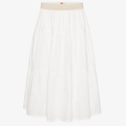 A076 Nikki Dobby Skirt - White