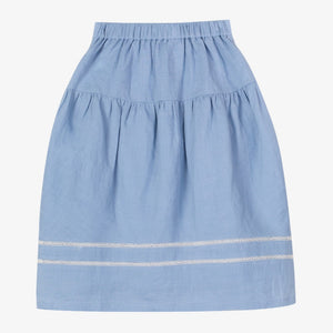 Cera Una Volta Monica Shirt And Skirt - Powder Blue