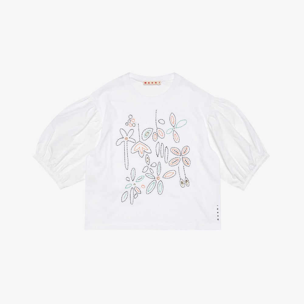 Marni Flower T-Shirt - White