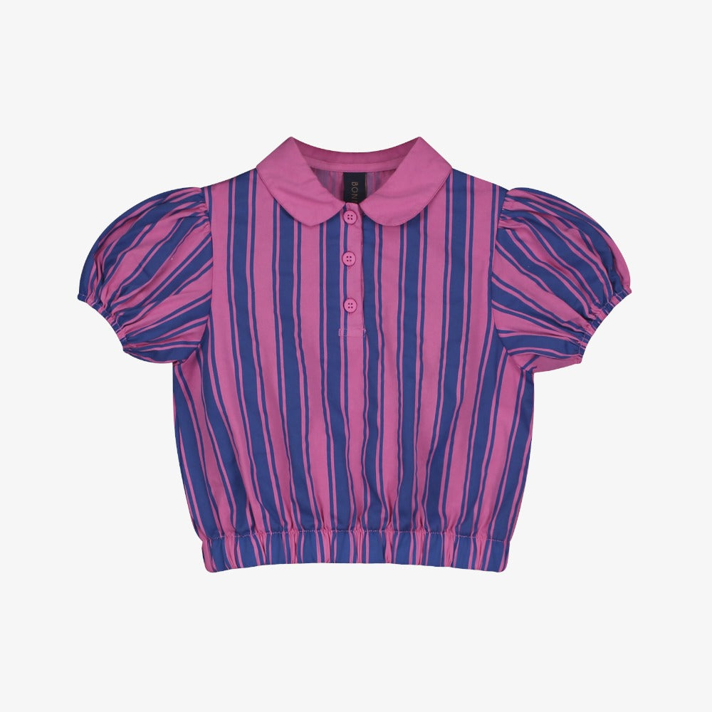 Bonmot Stripe Shirt - Raspberry