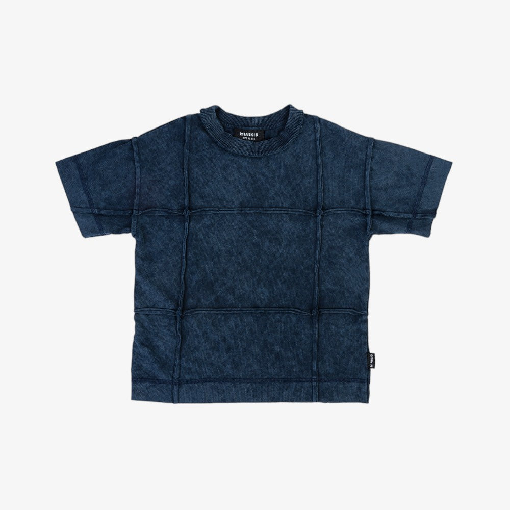 Minikid Reversed T-Shirt - Navy