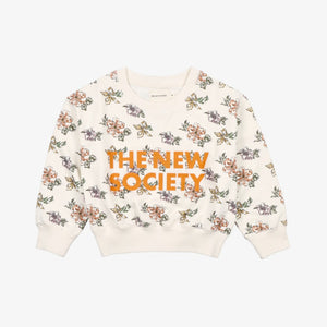 The New Society Rancho Sweatshirt - Hibiscus Print