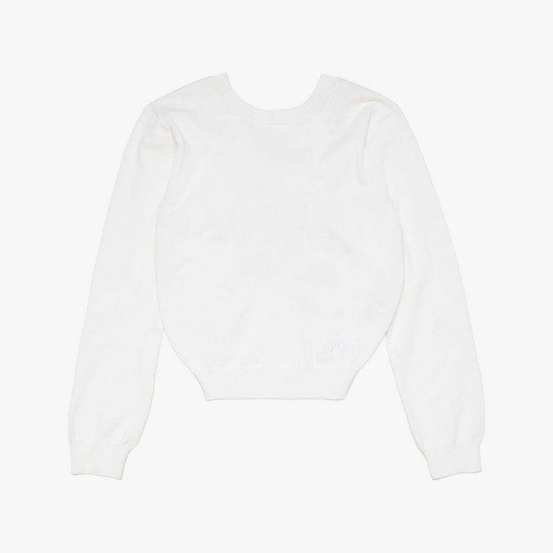 N21 Twist Sweater - White