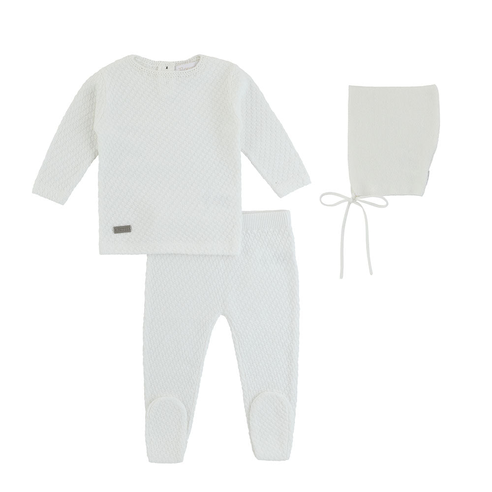 Rompp Knit Set - White