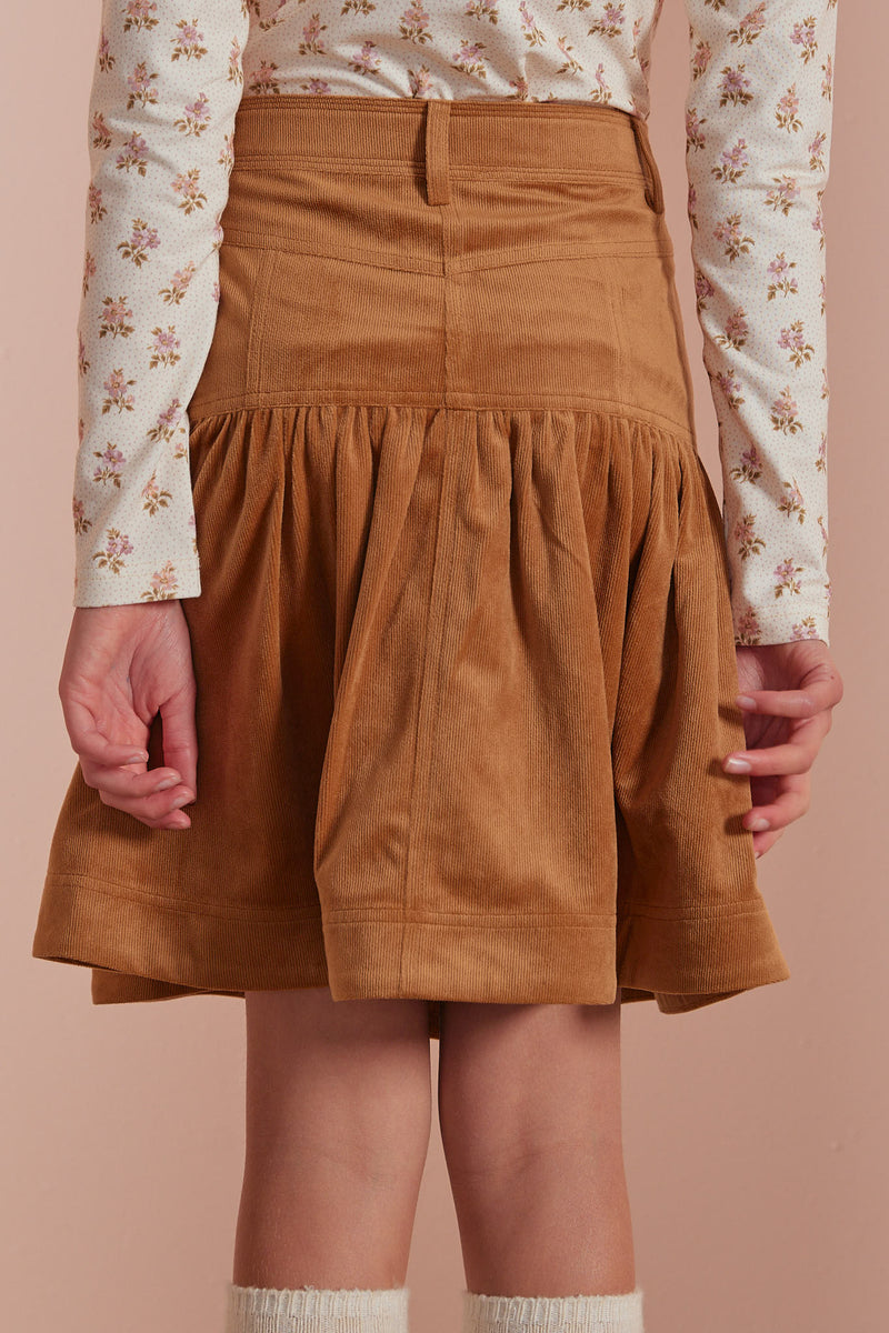 Steph Fit And Flare Skirt - Toffee