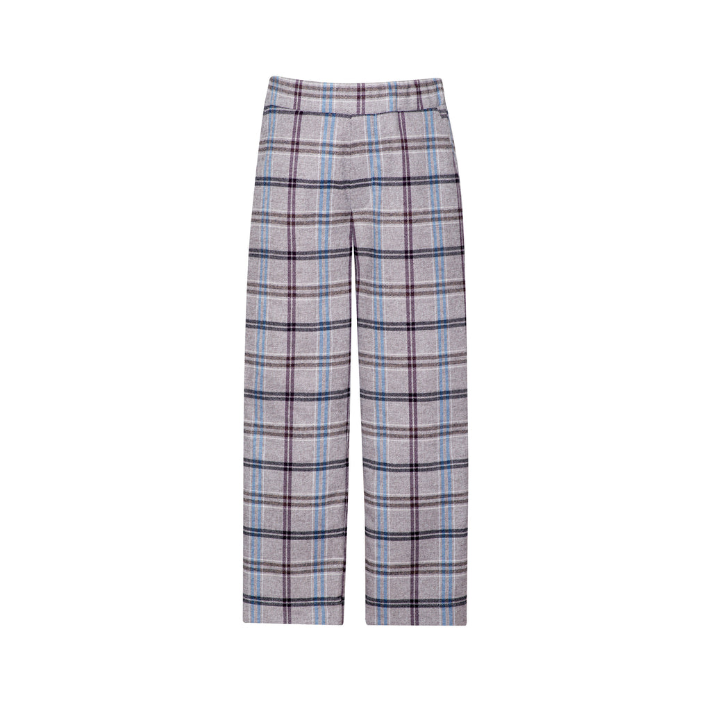 Paade Mode Plaid Trouser - Alpe Grey