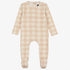 Cuddle & Coo Checked Footie - Mauve