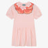 Kenzo Flowers On Neck Dress - Vieled Pink