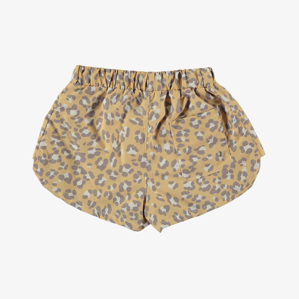 Tocoto Vintage Animal Print Swim Shorts - Leopard