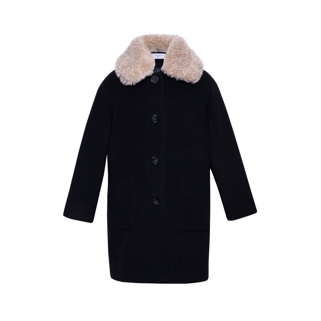 Paade Mode Wool Coat - Peak Black