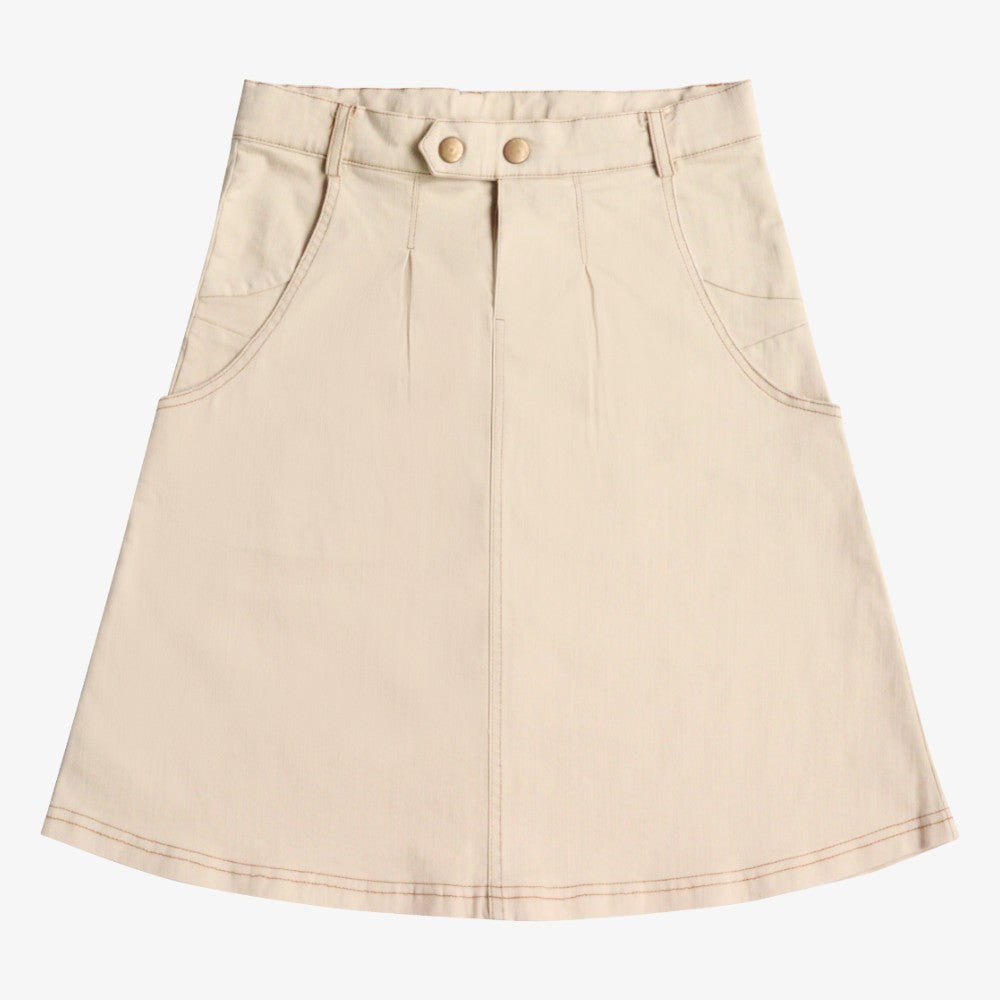 Kipp Denim Skirt - Natural