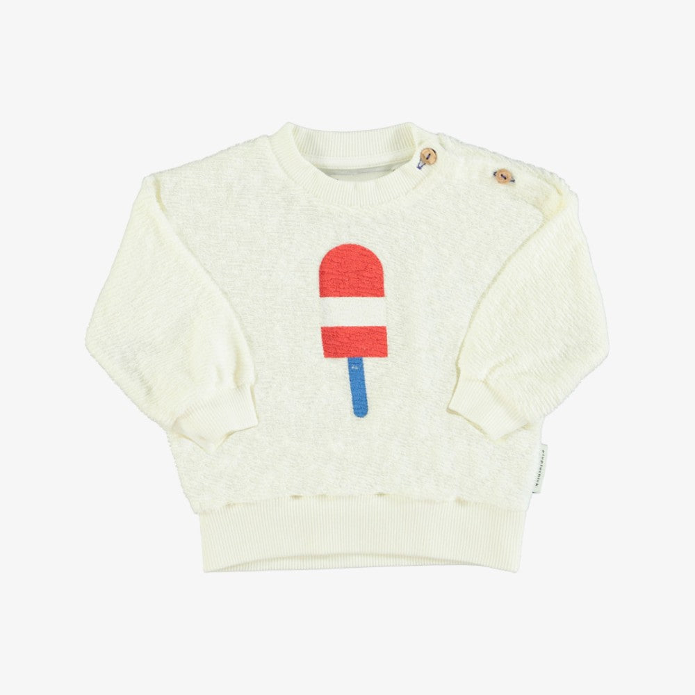 Piupiuchick Ice Cream Sweatshirt - Ecru