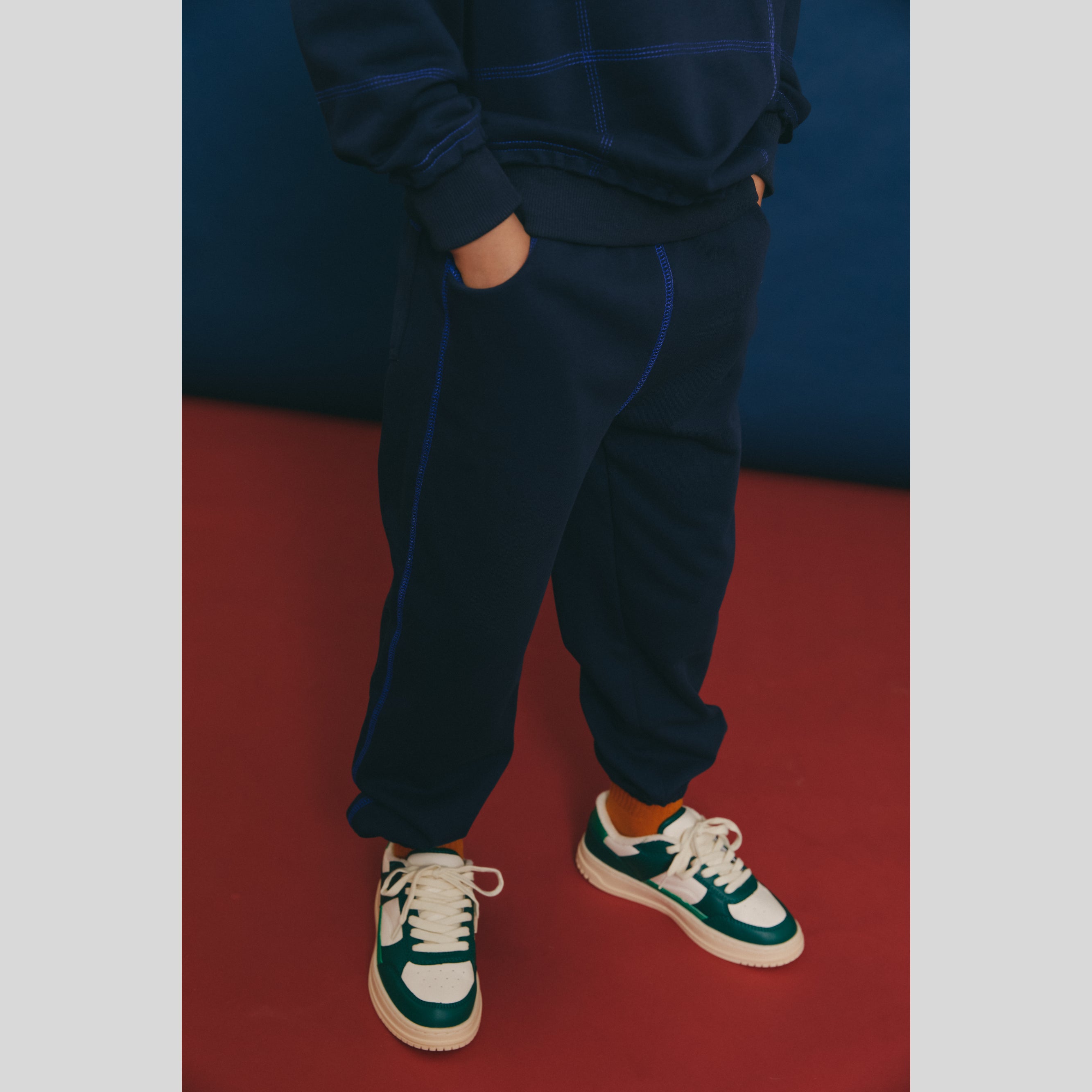 Hey Kid Stitched Trousers - Navy