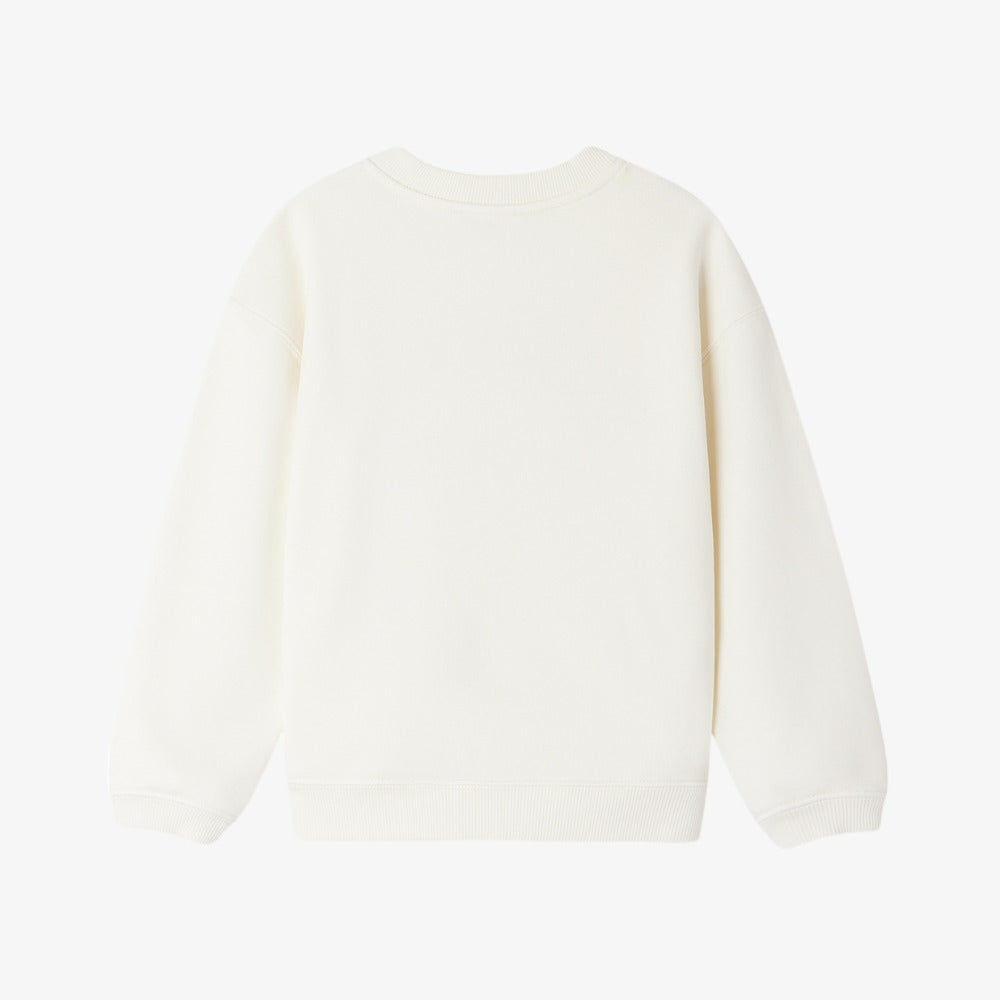 Bonpoint Fleurette Sweatshirt - Ivory