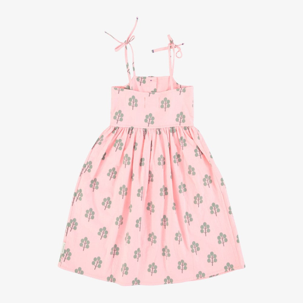 Piupiuchick Dress With Green Trees - Pink