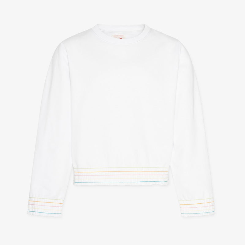 A076 Brady Sweater - White