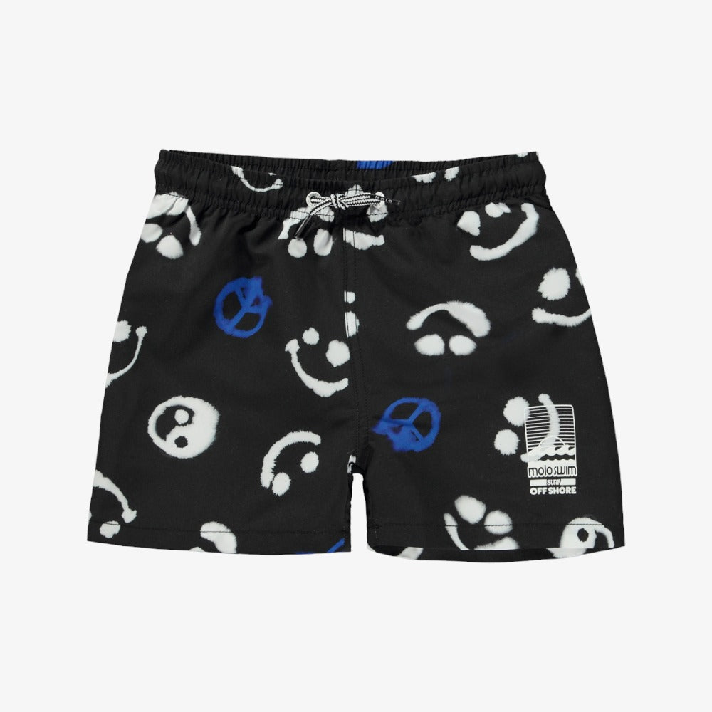 Molo Niko Swim Shorts - Blue Signs