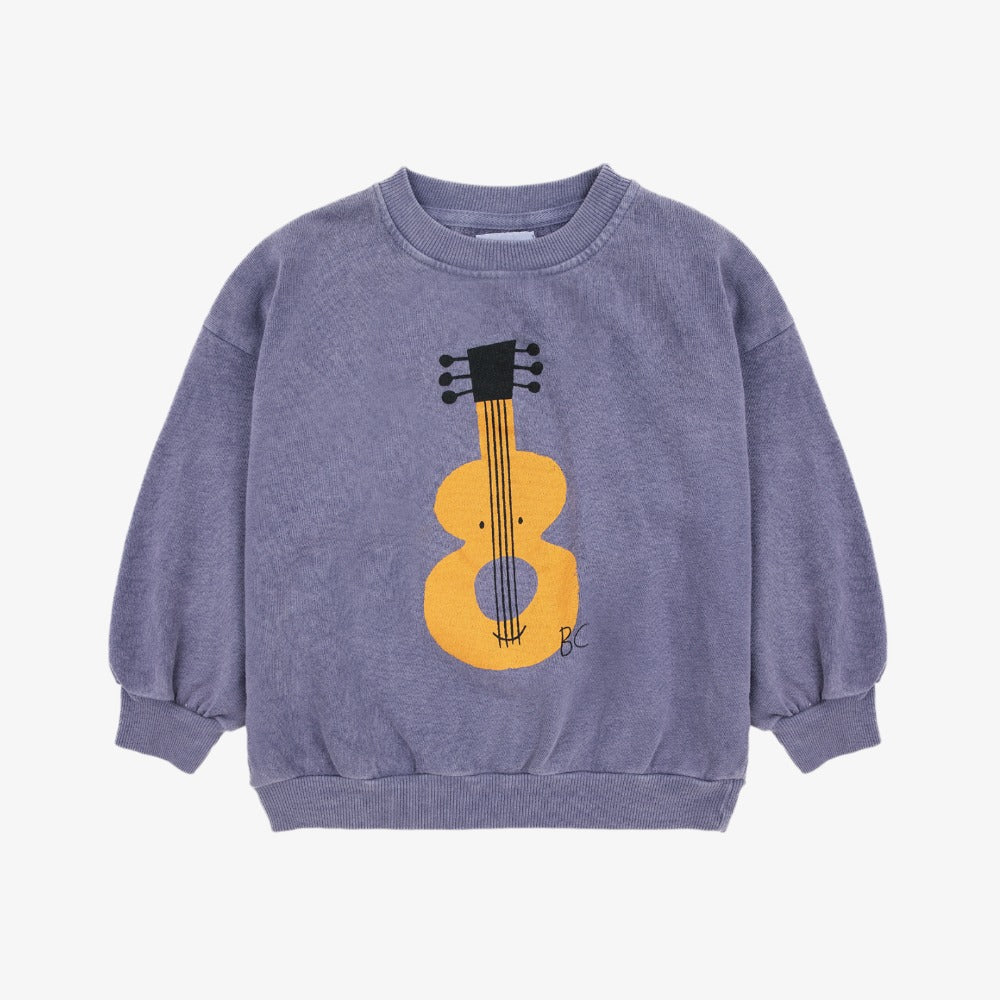 Bobo Choses Guitar Sweatshirt - Prussian Blue