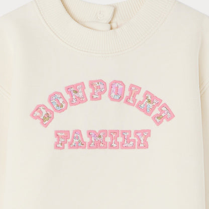 Bonpoint Dahlia Sweatshirt - Ivory