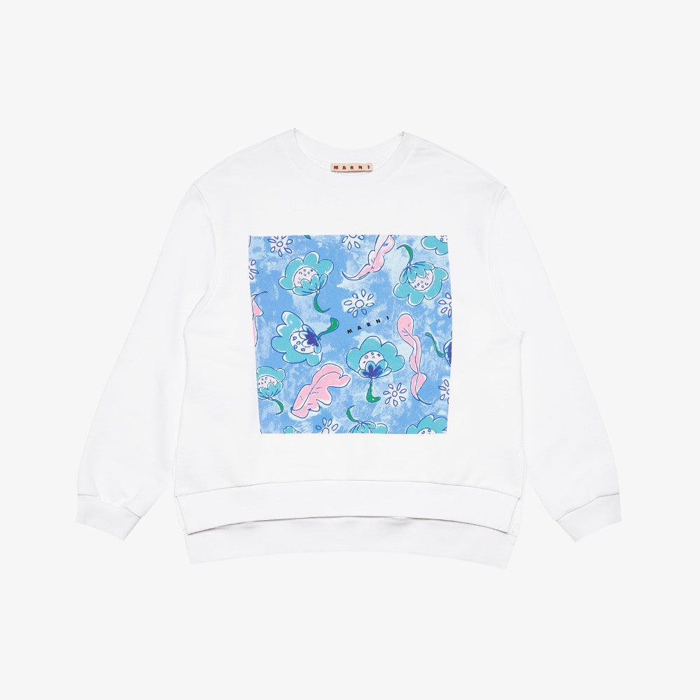 Marni Flower Sweatshirt - White