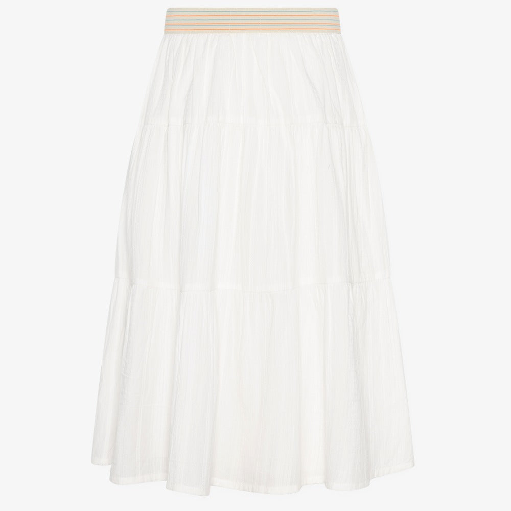 A076 Nikki Dobby Skirt - White