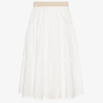 A076 Nikki Dobby Skirt - White