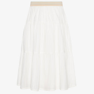 A076 Nikki Dobby Skirt - White