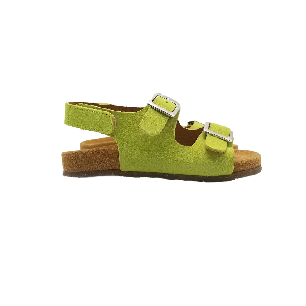 Pepe Suede Sandals - Light Green