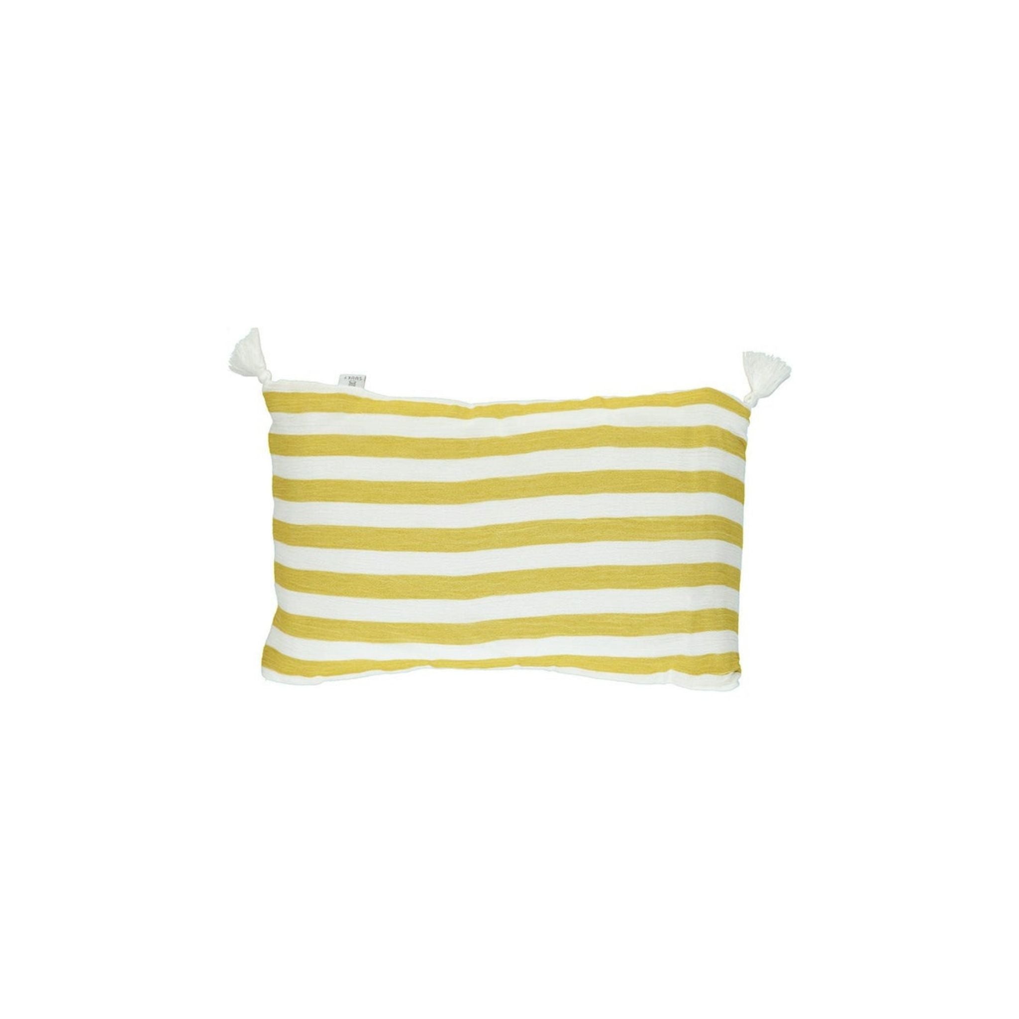 Suuky Striped Mini Pillow - Mustard