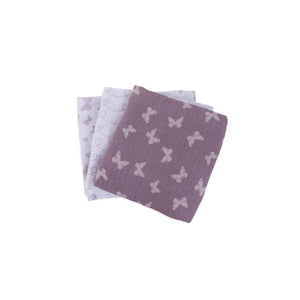 Ely`s & Co Muslin Swaddle 3 Pack - Lavender