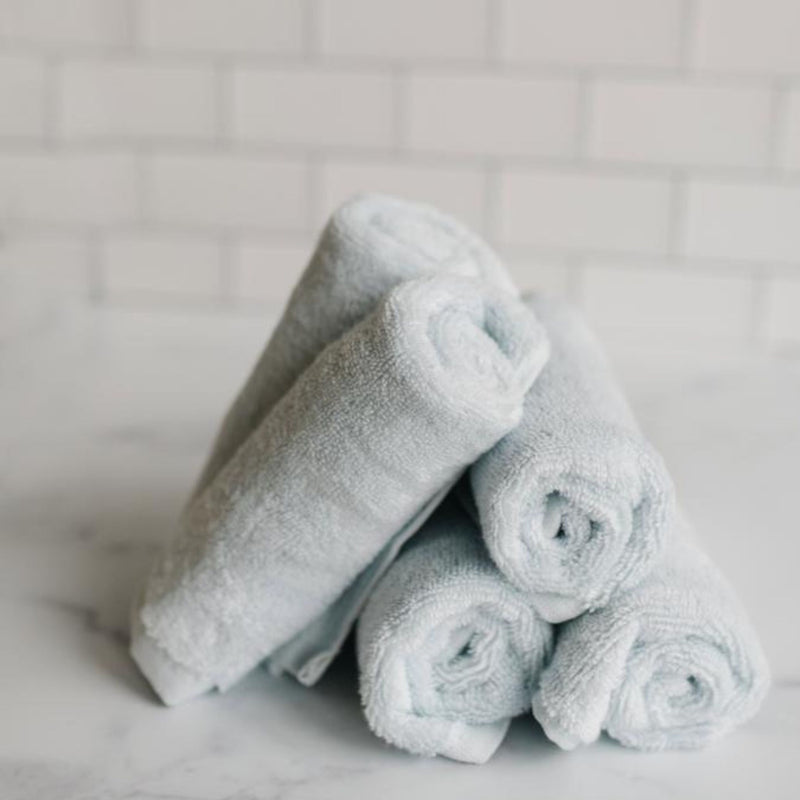 Natemia Organic Baby Washcloths - Blue