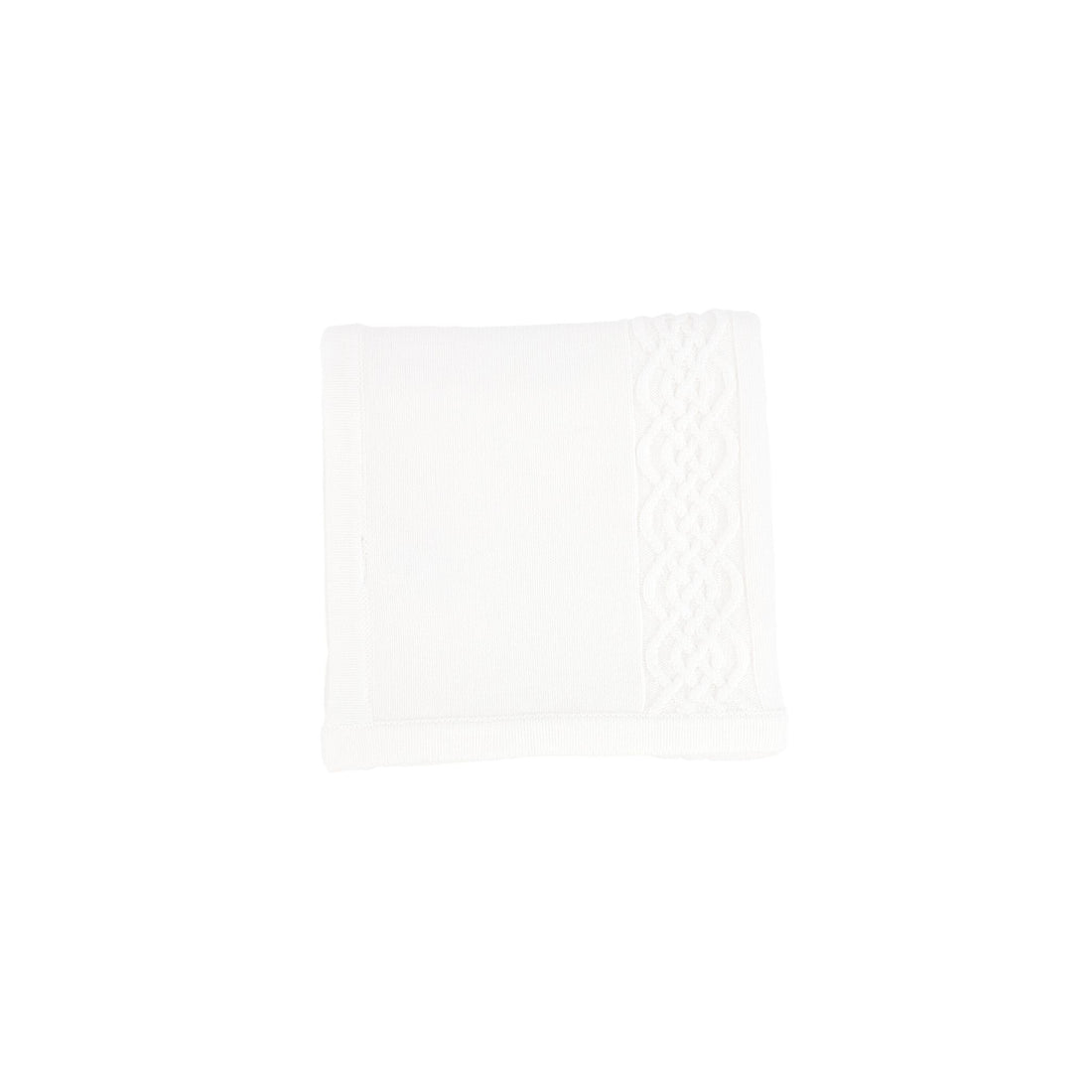 Knit Bris Blanket - White