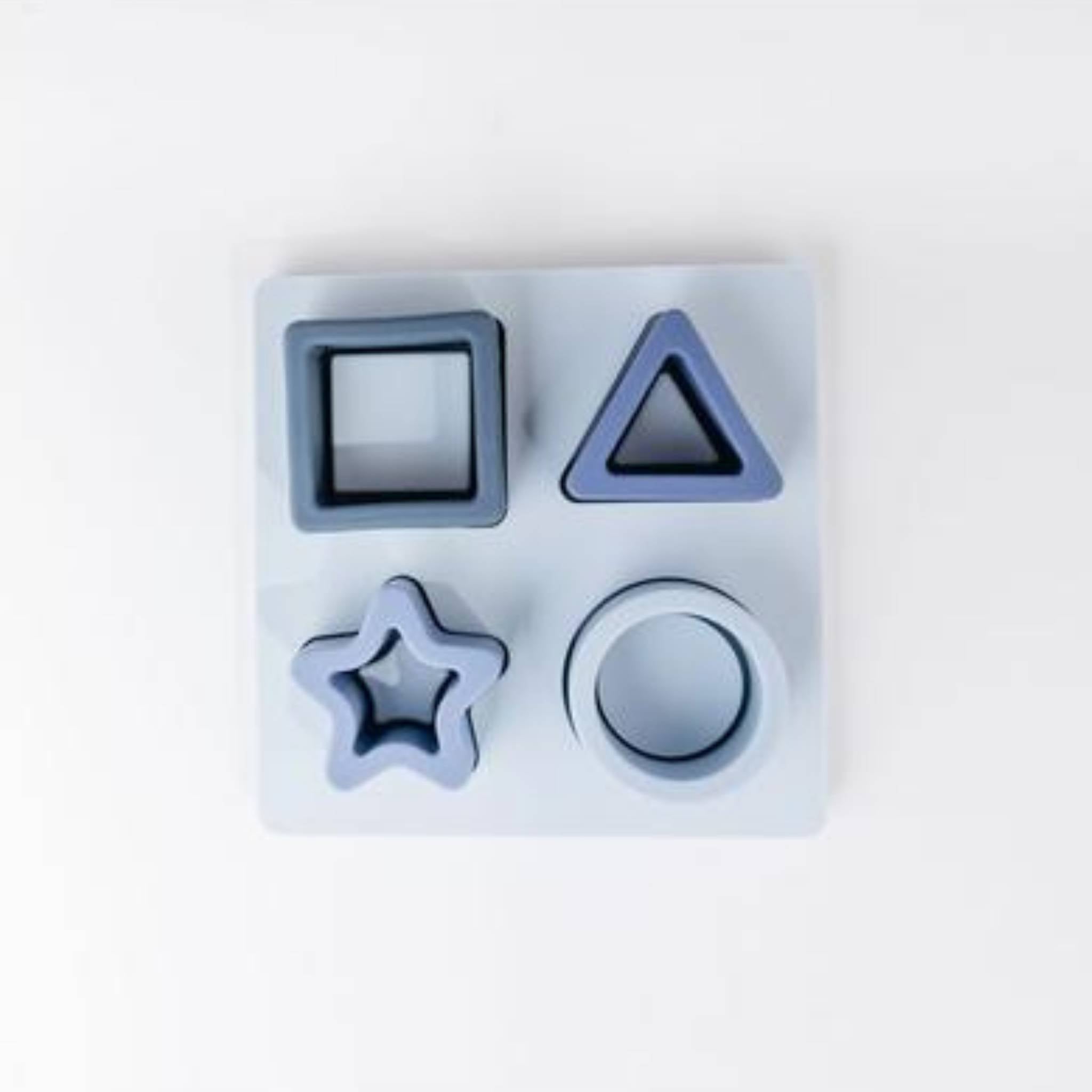 Silicone Puzzle - Blue