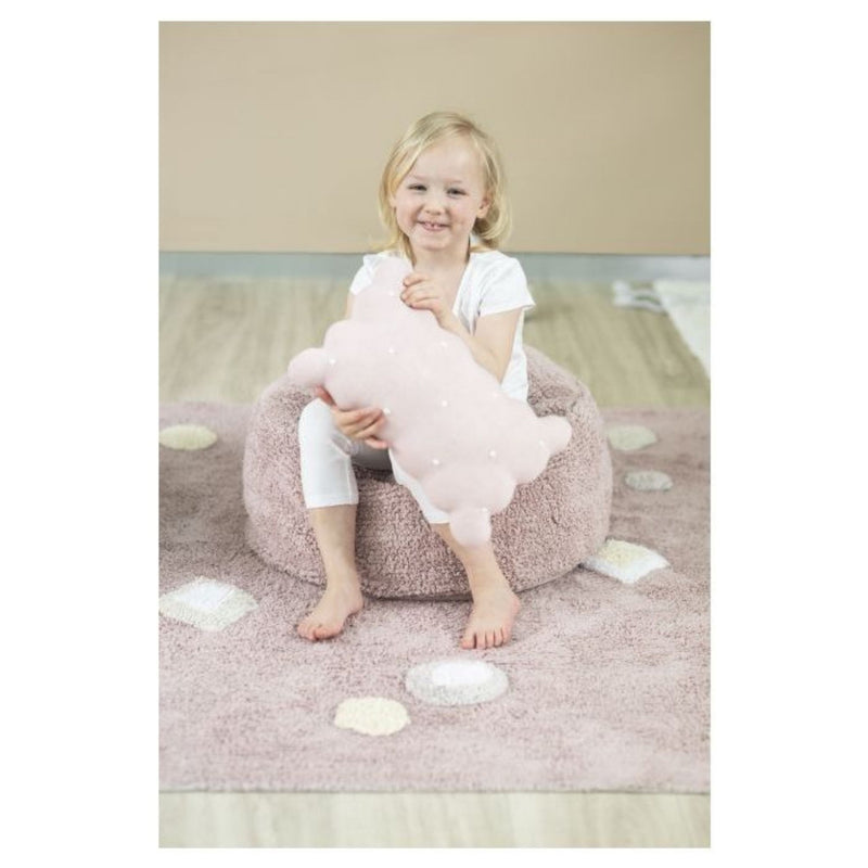 Lorena Canals Knitted Cushion  - Pink